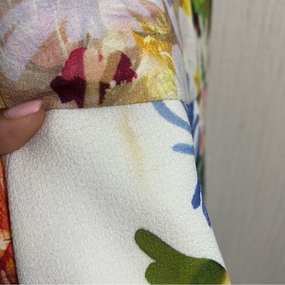 Black Halo Anthropologie Campania Mini Floral Dress - Picture 8 of 8